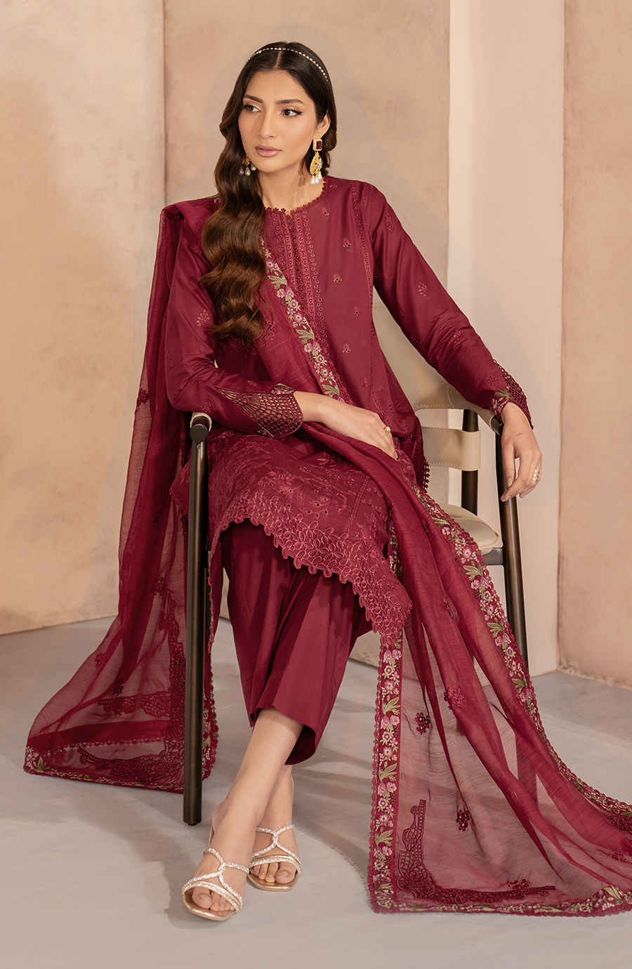 Zarif | Summer Lawn 25 | UNST-LWN-02 SAYAH -  Zarif Ladies Clothes - Original Designer Dress - House of Maryam