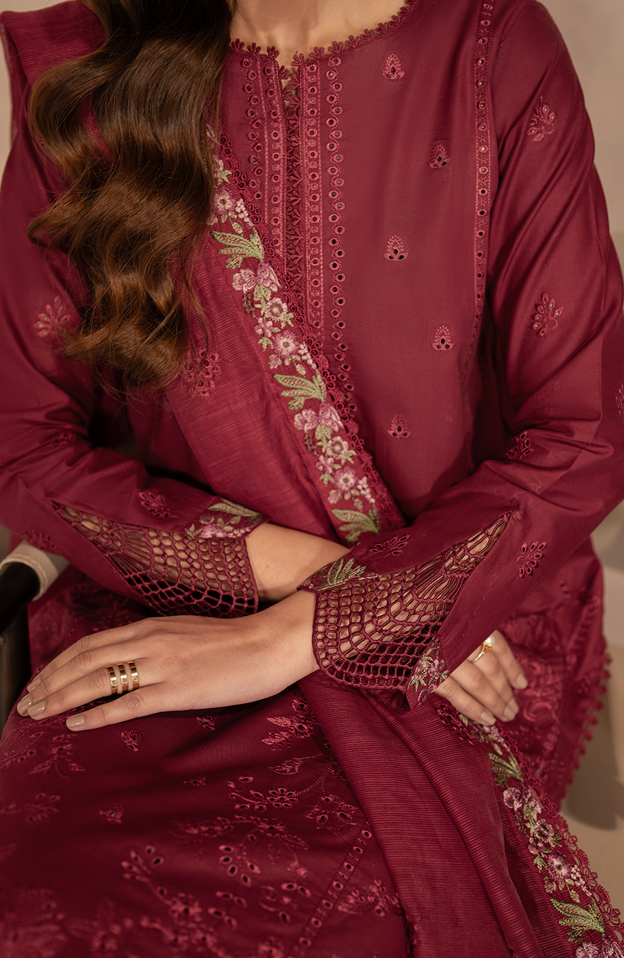 Zarif | Summer Lawn 25 | UNST-LWN-02 SAYAH -  Zarif Ladies Clothes - Original Designer Dress - House of Maryam