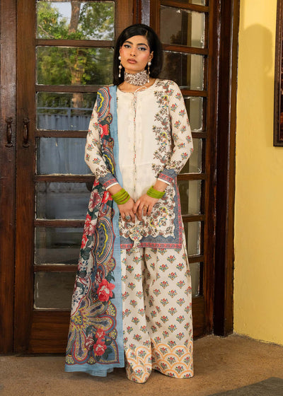 Maria Osama Khan | Retro Lawn 25 | Jasmine -  Maria Osama Khan Ladies Clothes - Original Designer Dress - House of Maryam