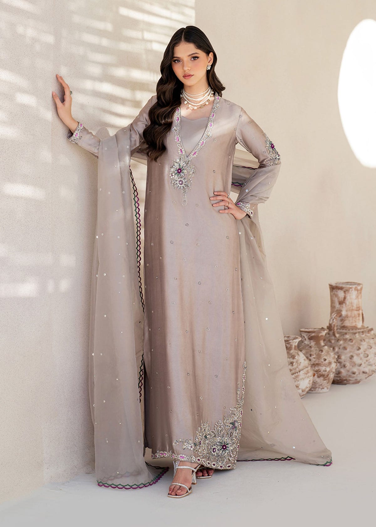 Dastoor | Maahi Luxury Pret 25 | Eris -  Dastoor Ladies Clothes - Original Designer Dress - House of Maryam