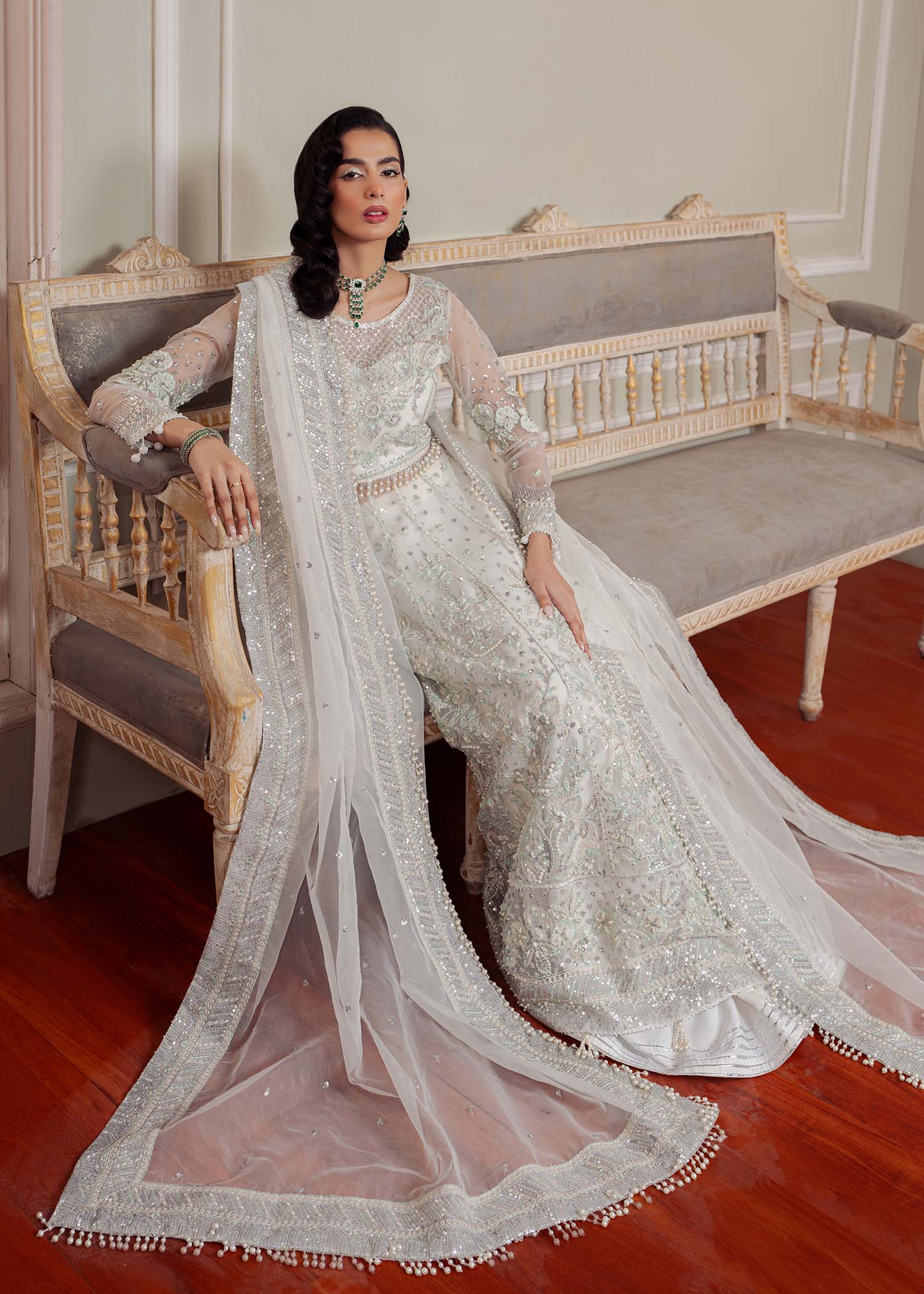 Dastoor | Airah Festive 25 | Glimmer -  Dastoor Ladies Clothes -  House of Maryam
