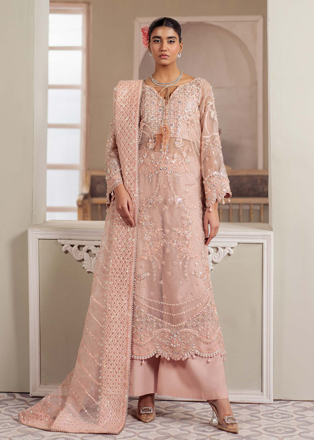 Dastoor | Airah Festive 25 | Chantilly -  Dastoor Ladies Clothes -  House of Maryam
