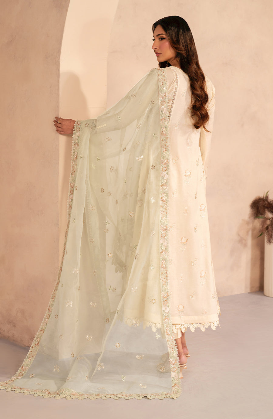 Zarif | Summer Lawn 25 |UNST-LWN-01 DAHEER -  Zarif Ladies Clothes - Original Designer Dress - House of Maryam