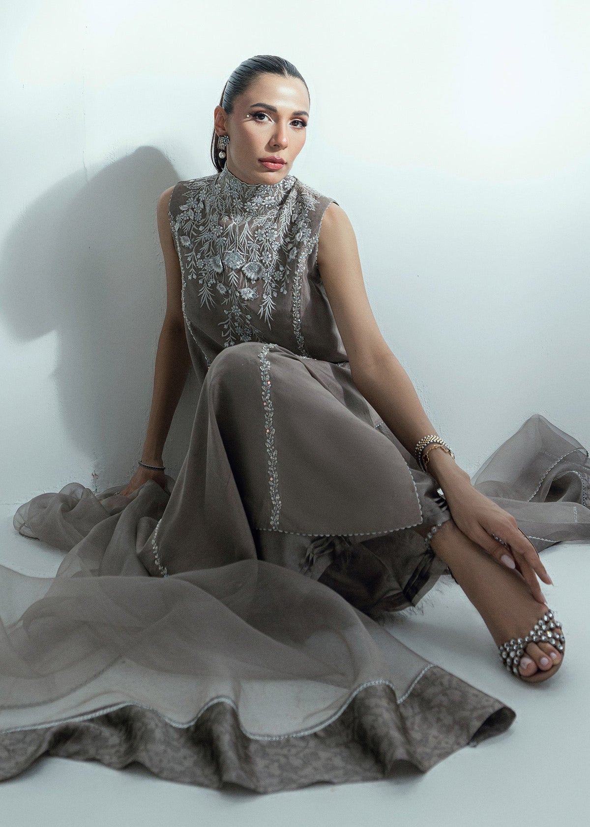 Umsha | Soiree De Rose | Crystal Muse -  Umsha Ladies Clothes - Original Designer Dress - House of Maryam