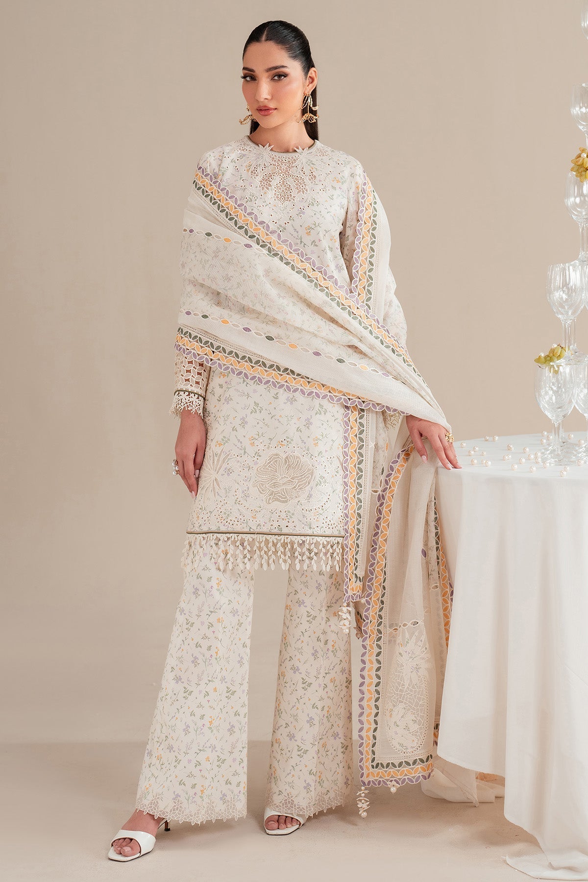 Jazmin | Iris Luxury Lawn 25 | IL'25-D09 -  Jazmin Ladies Clothes - Original Designer Dress - House of Maryam