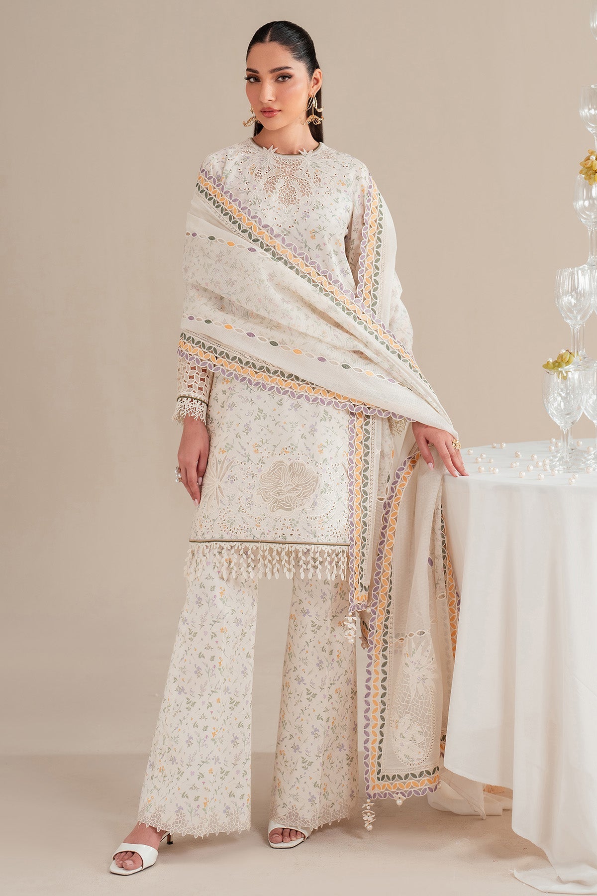 Jazmin | Iris Luxury Lawn 25 | IL'25-D09 -  Jazmin Ladies Clothes - Original Designer Dress - House of Maryam