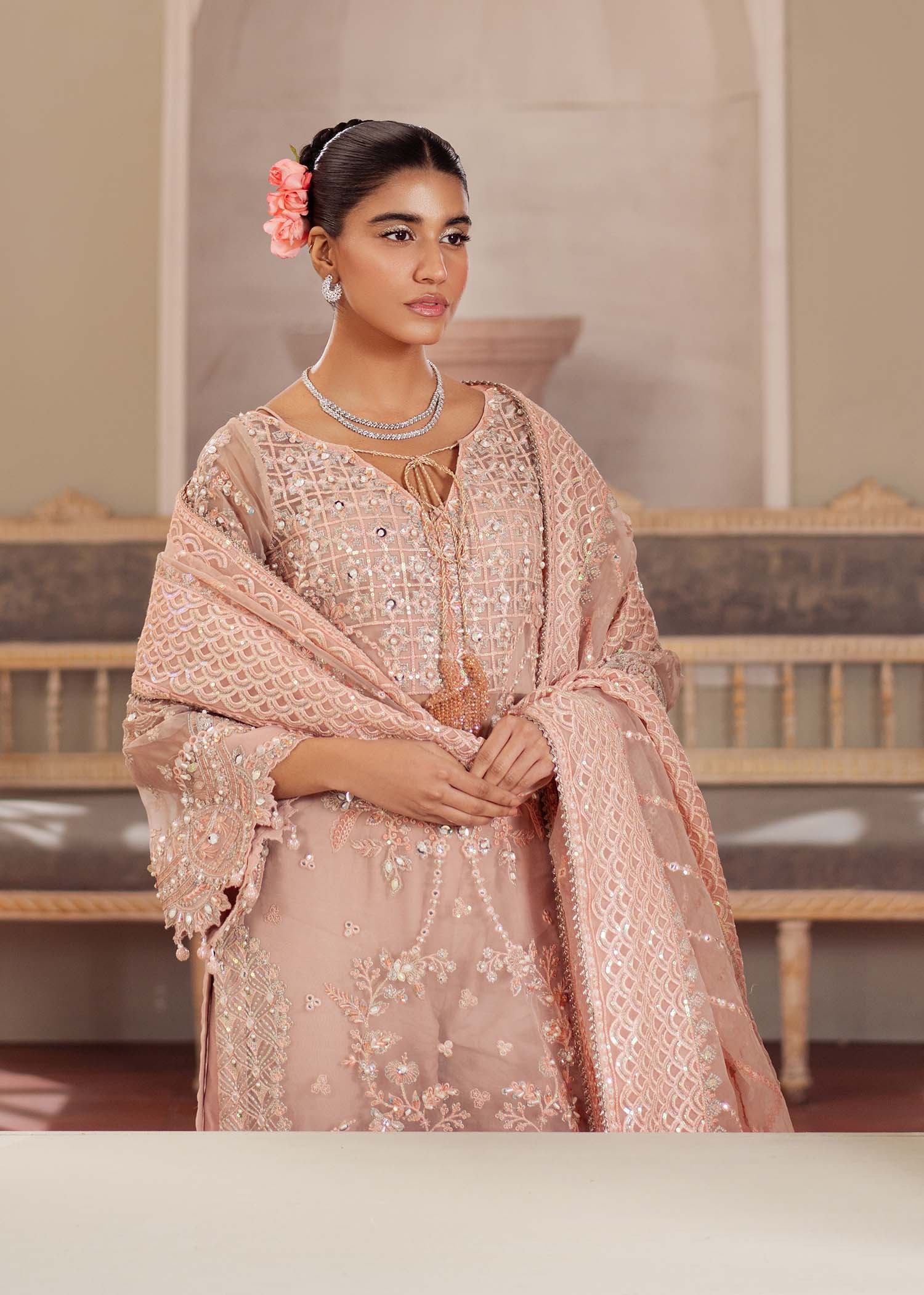 Dastoor | Airah Festive 25 | Chantilly -  Dastoor Ladies Clothes -  House of Maryam