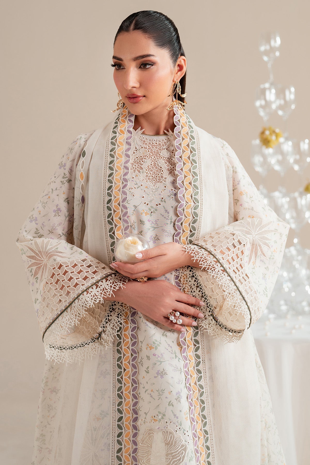 Jazmin | Iris Luxury Lawn 25 | IL'25-D09 -  Jazmin Ladies Clothes - Original Designer Dress - House of Maryam
