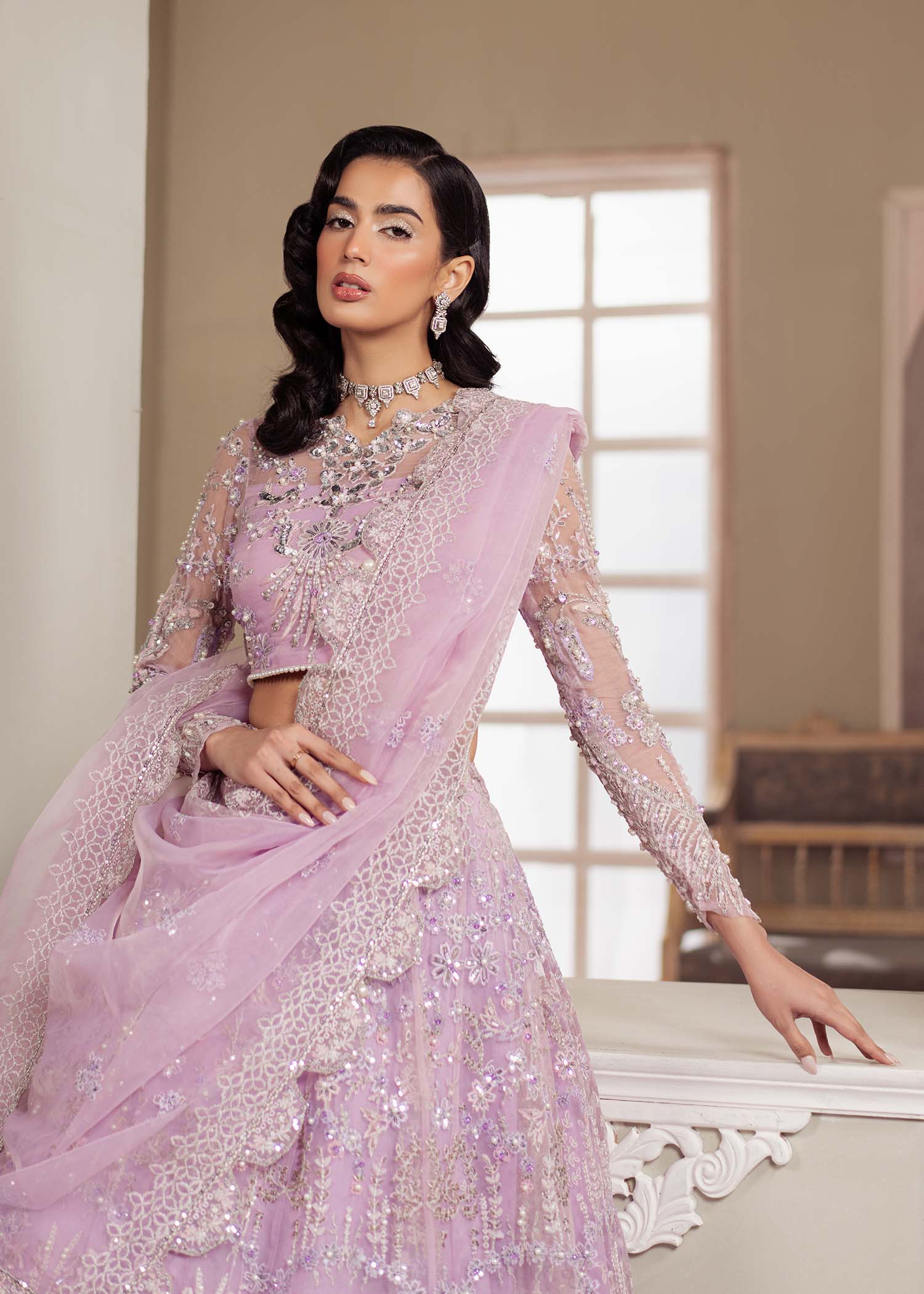 Dastoor | Airah Festive 25 | Lustre -  Dastoor Ladies Clothes -  House of Maryam