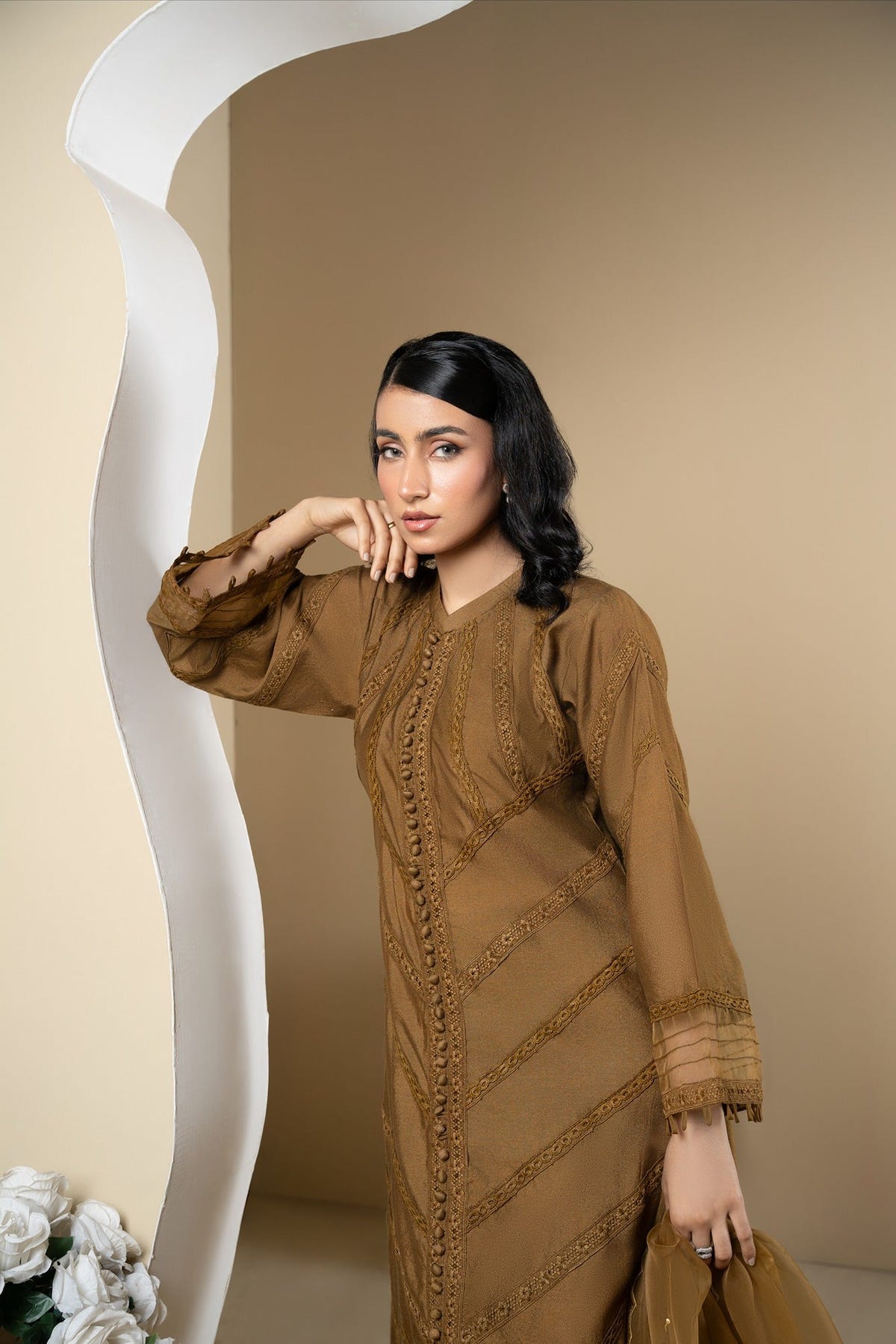 Muntaha | Rumaisa Luxury Pret | Rosia - SFLP05