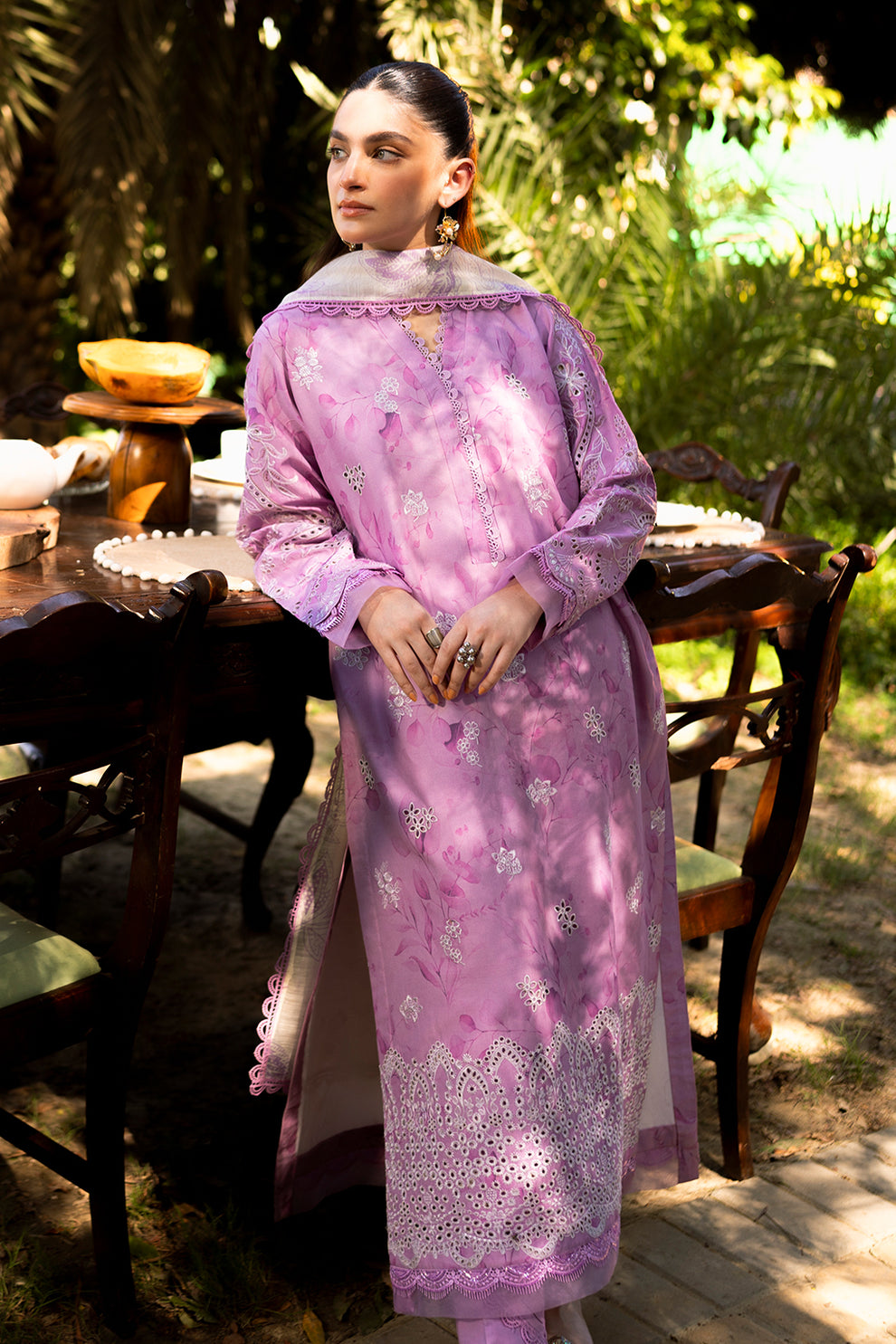 Neeshay | Summer Lines Printkari | PETAL -  Neeshay Luxury - Original Designer Dress - House of Maryam