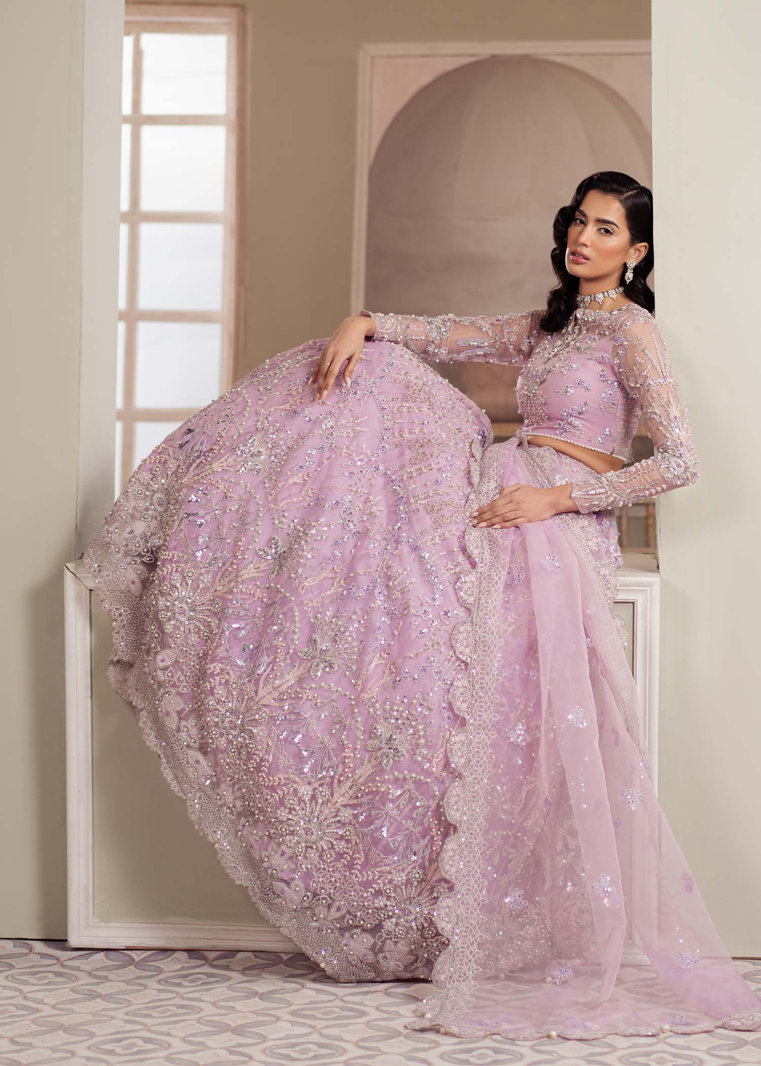 Dastoor | Airah Festive 25 | Lustre -  Dastoor Ladies Clothes -  House of Maryam