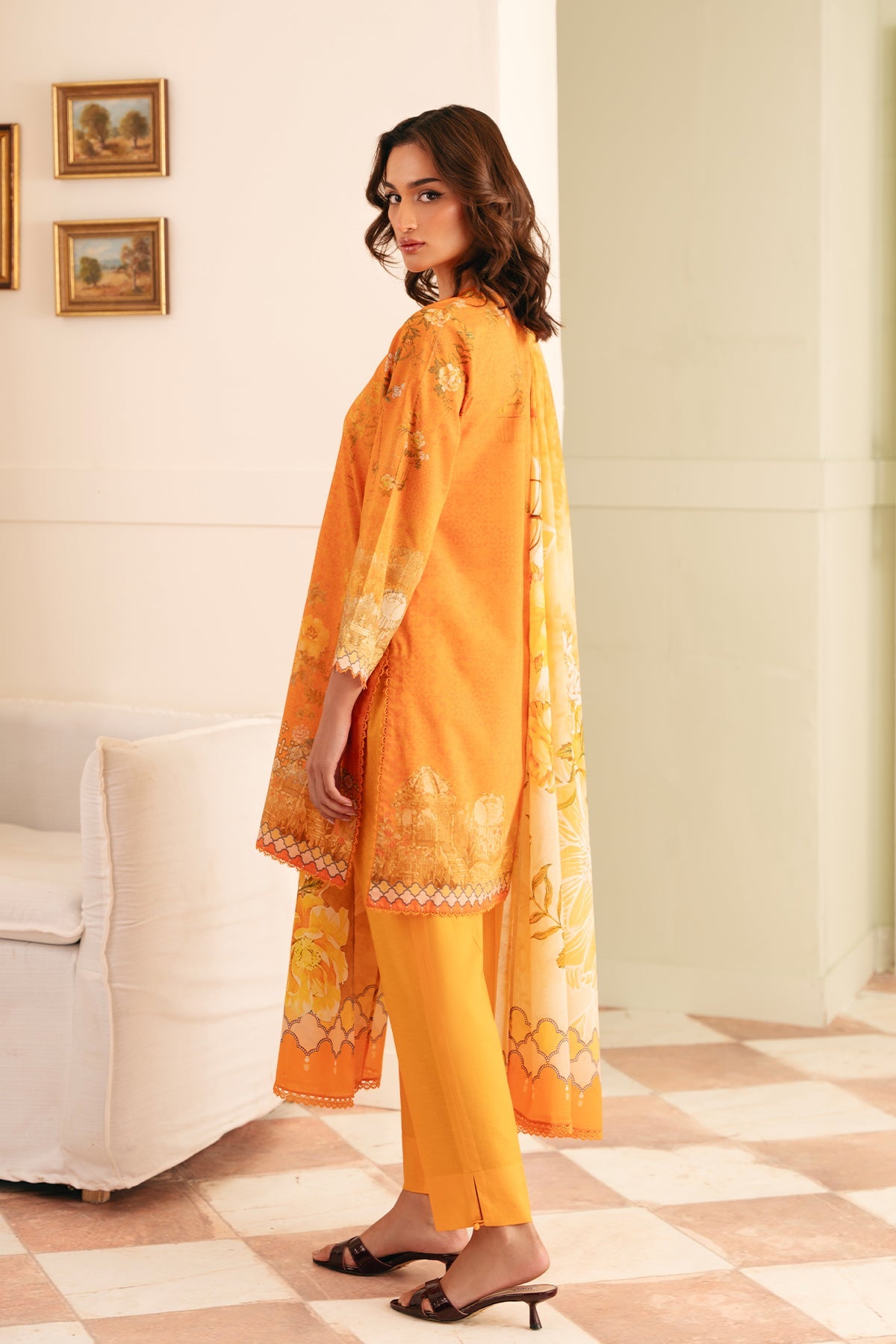 Sahar | Selene 25 | Sunset Garden -  Sahar Ladies Clothes - Original Designer Dress - House of Maryam