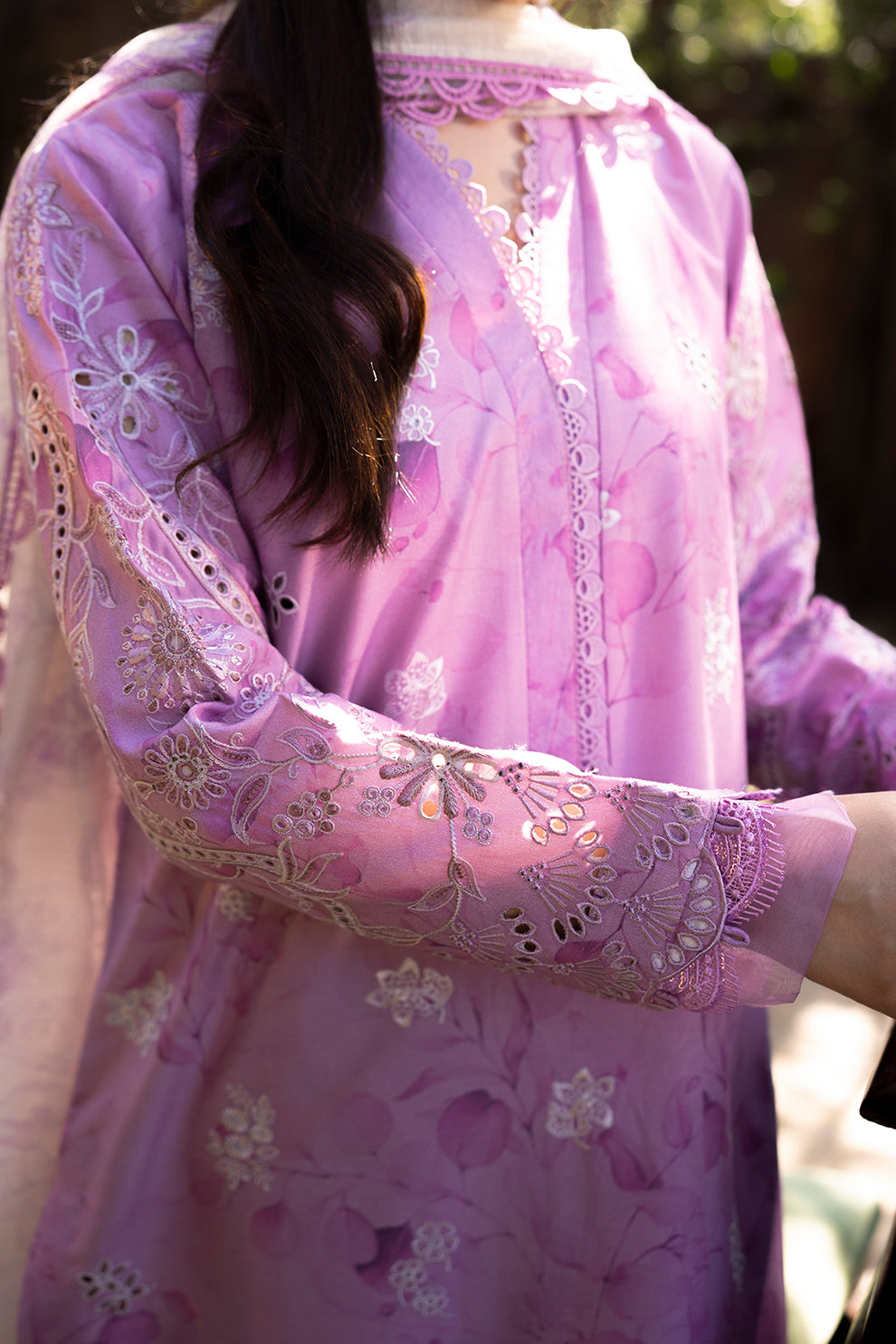 Neeshay | Summer Lines Printkari | PETAL -  Neeshay Luxury - Original Designer Dress - House of Maryam