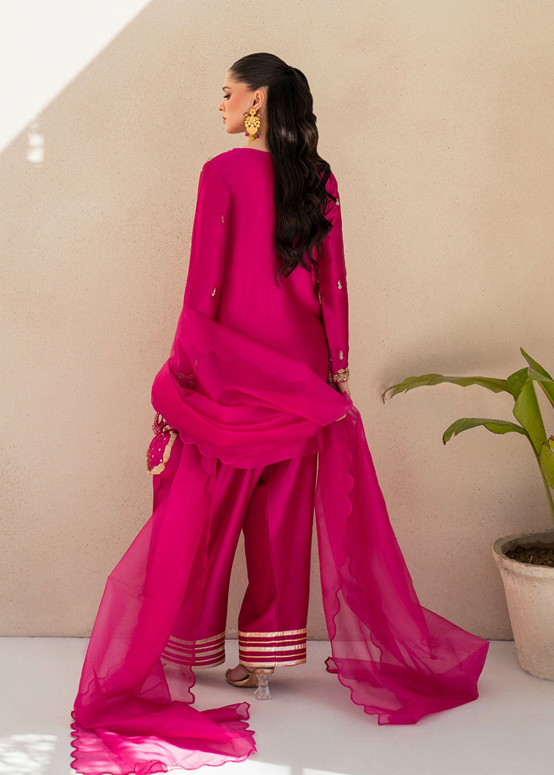 Dastoor | Maahi Luxury Pret 25 | Fuchsia Rose -  Dastoor Ladies Clothes -  House of Maryam