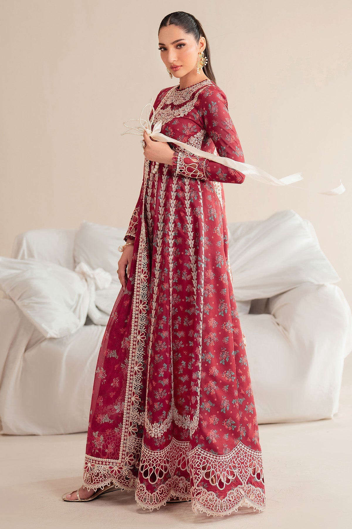 Jazmin | Iris Luxury Lawn 25 | IL'25-D08 -  Jazmin Ladies Clothes - Original Designer Dress - House of Maryam