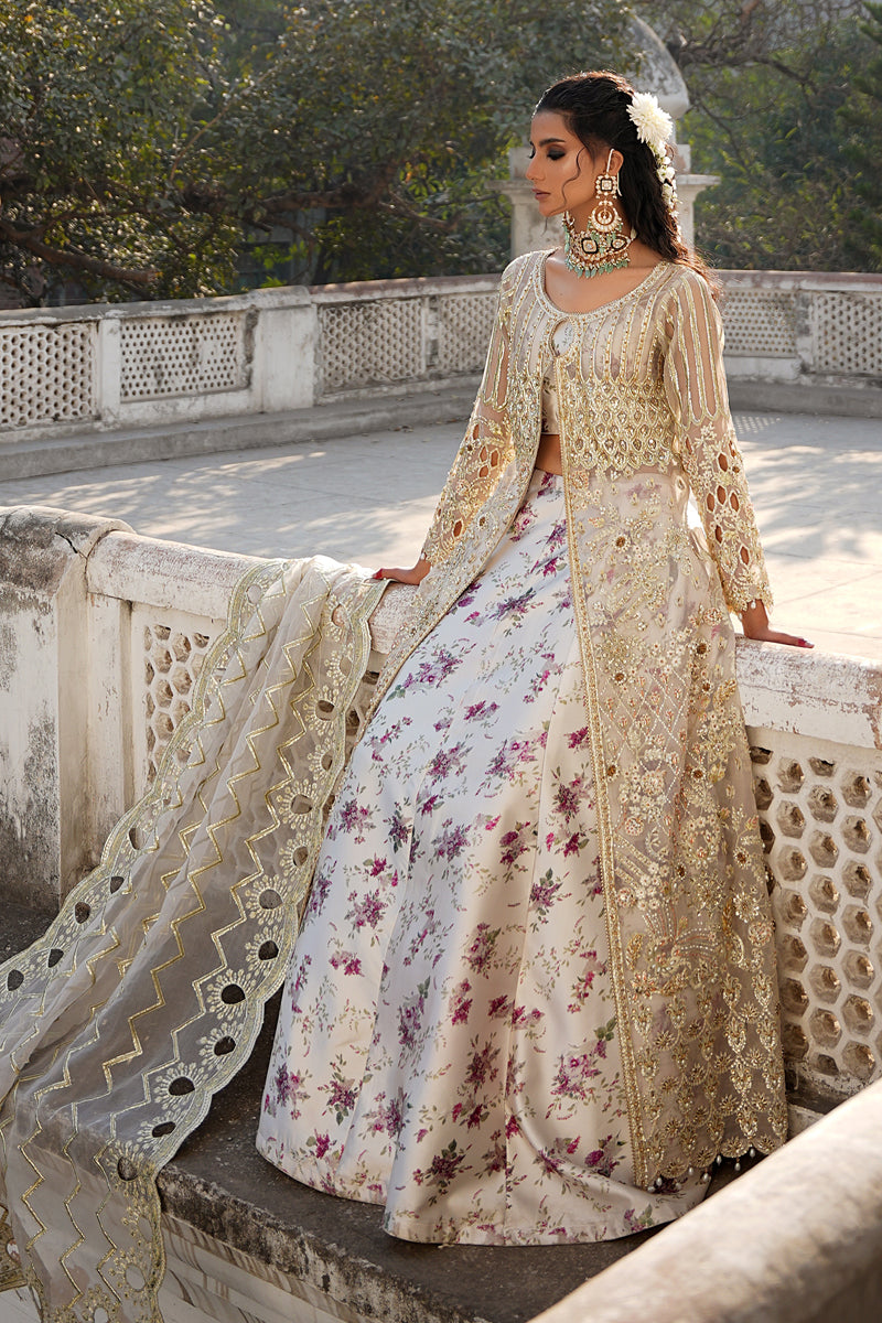 Maryams | Zeenat Luxury Formals | White Orchid - Z-01 -  Maryams Ladies Clothes - Original Designer Dress - House of Maryam