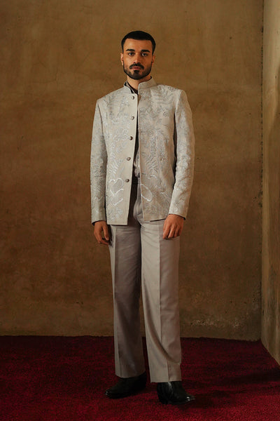 Republic By Omar Farooq | Bandhgala Suit | "Jafar" Prince Jacket -  Republic by Omar Farooq Bandhgala Suit - Original Designer Dress - House of Maryam