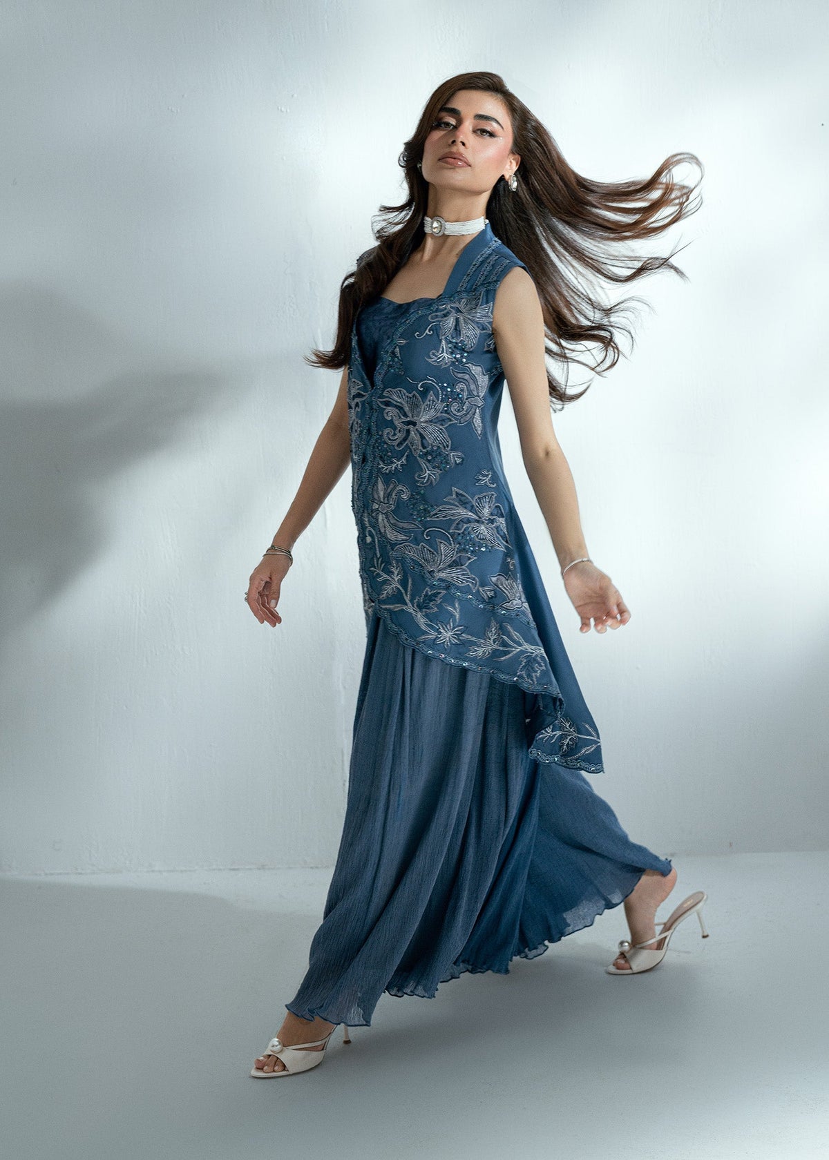 Umsha | Soiree De Rose | Soft Spell -  Umsha Ladies Clothes - Original Designer Dress - House of Maryam