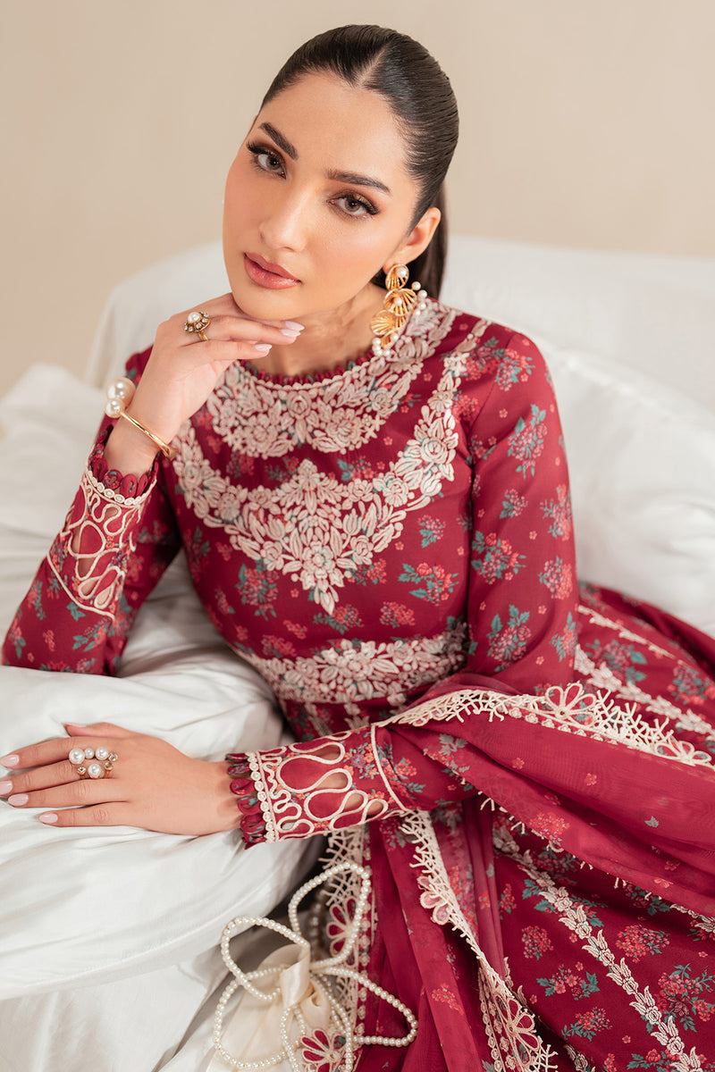 Jazmin | Iris Luxury Lawn 25 | IL'25-D08 -  Jazmin Ladies Clothes - Original Designer Dress - House of Maryam