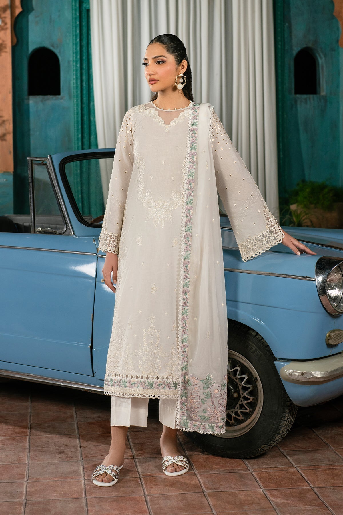 Zarif | Lamhay Luxury Eid Lawn 25 | 09 JANIRA -  Zarif Ladies Clothes -  House of Maryam