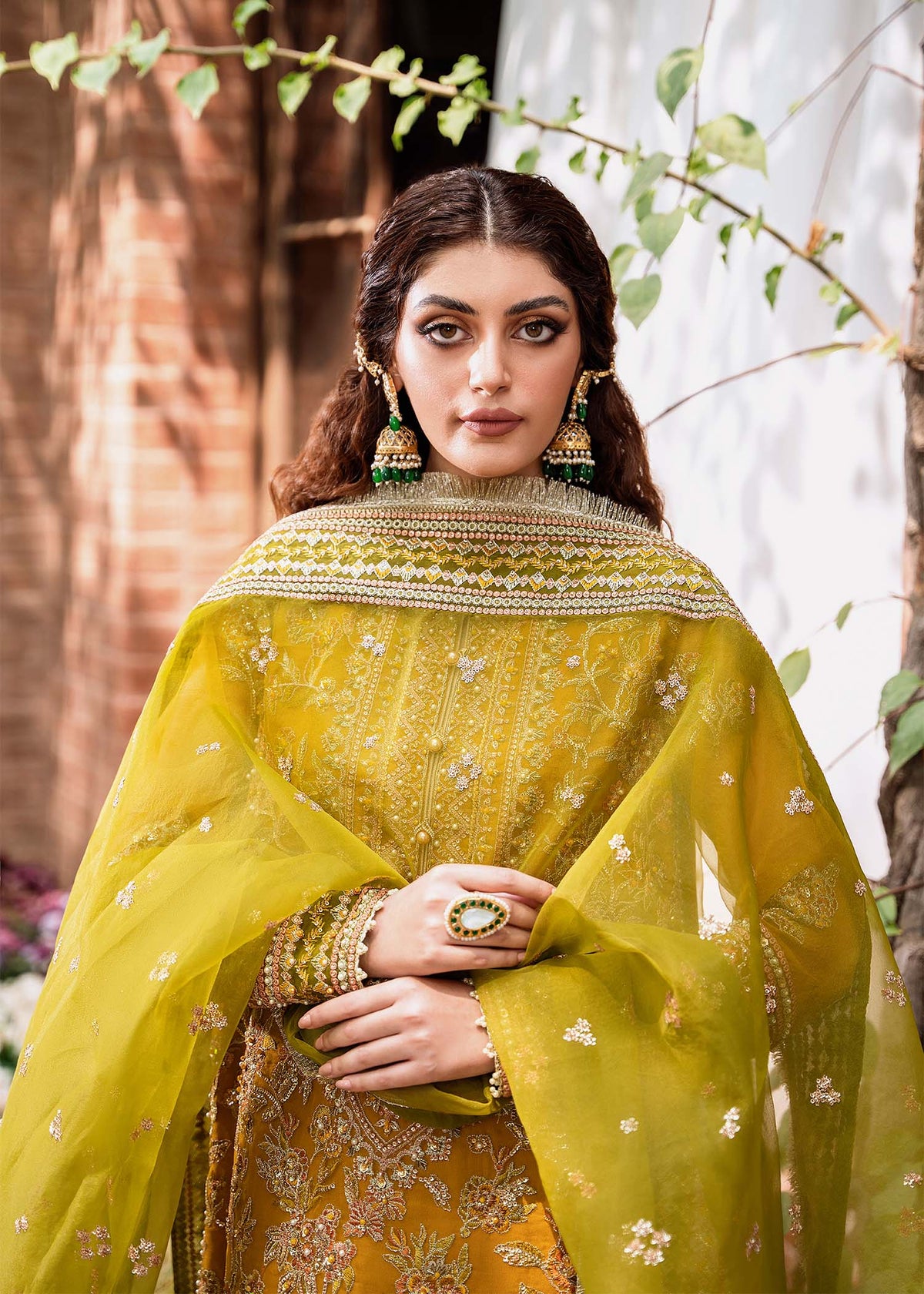 Akbar Aslam Rohi organza formal suit, photo 7