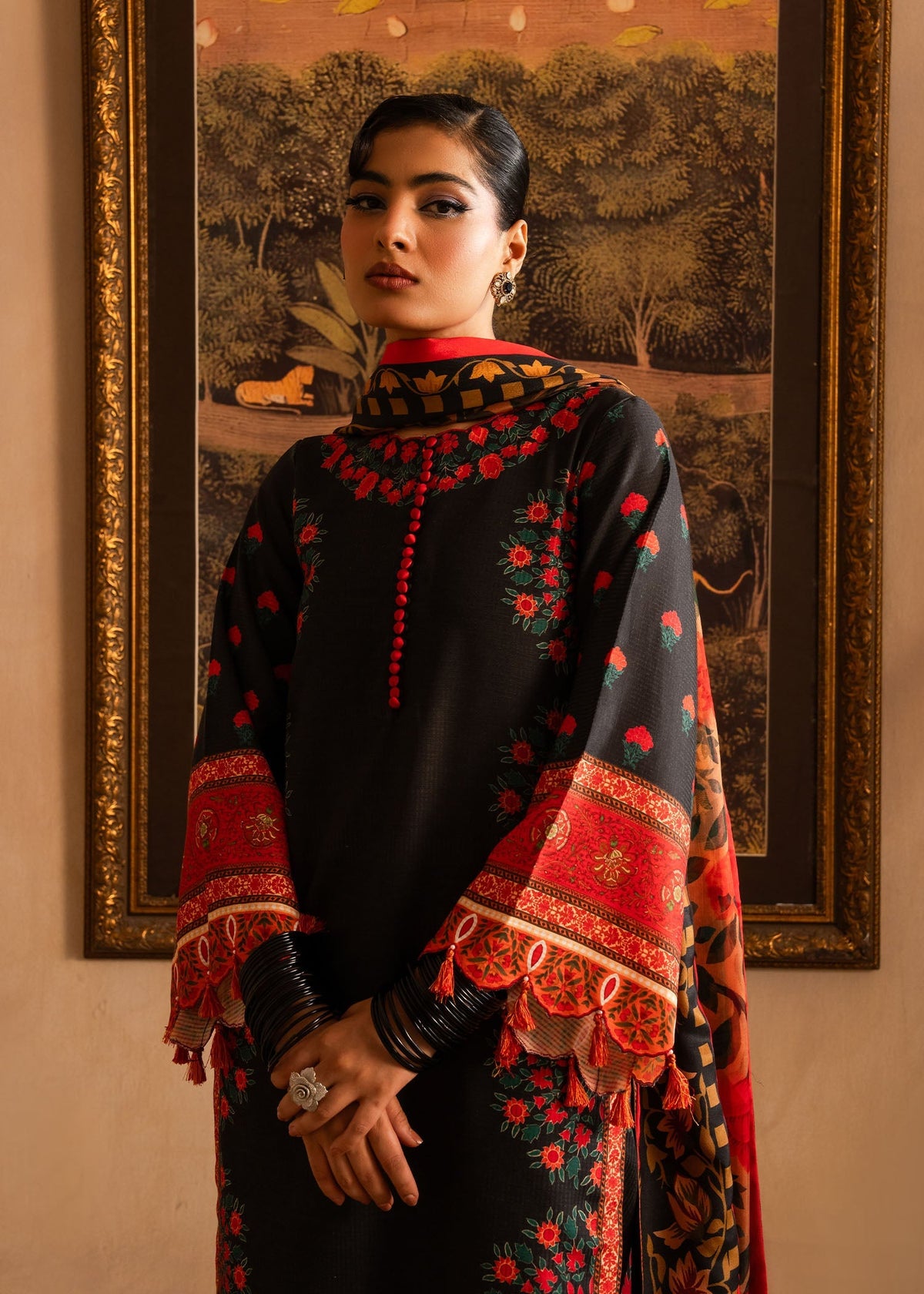 Maria Osama Khan | Retro Lawn 25 | Raila -  Maria Osama Khan Ladies Clothes - Original Designer Dress - House of Maryam