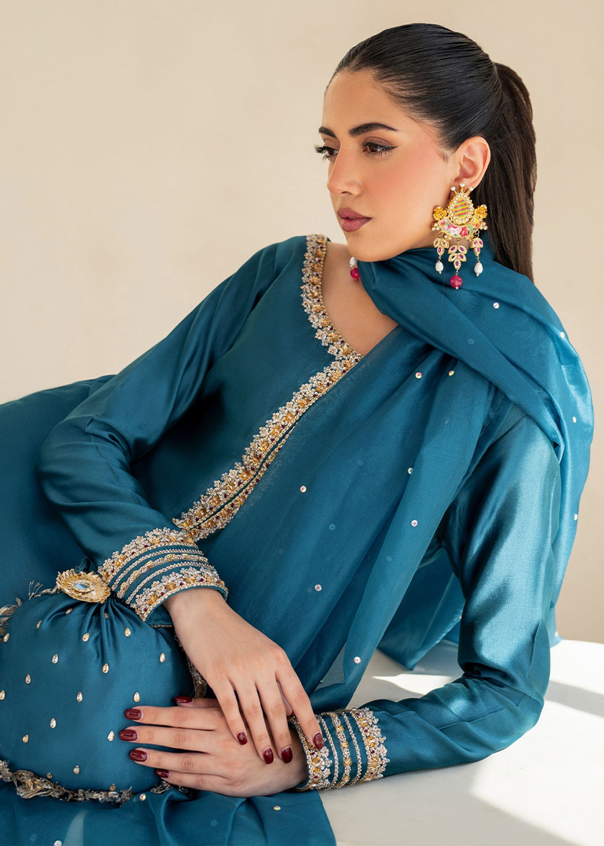 Dastoor | Maahi Luxury Pret 25 | ELISA -  Dastoor Ladies Clothes - Original Designer Dress - House of Maryam