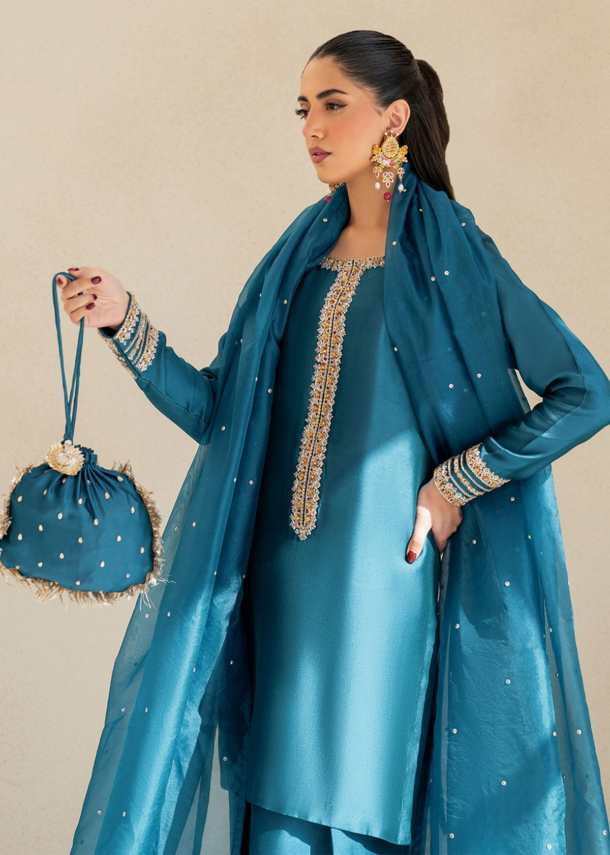 Dastoor | Maahi Luxury Pret 25 | ELISA -  Dastoor Ladies Clothes - Original Designer Dress - House of Maryam
