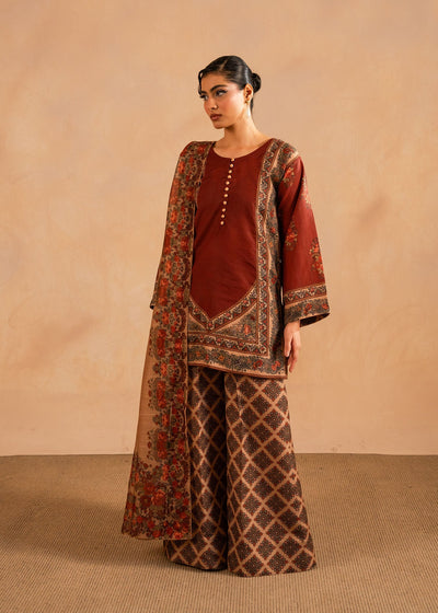 Maria Osama Khan | Retro Lawn 25 | Berra -  Maria Osama Khan Ladies Clothes - Original Designer Dress - House of Maryam