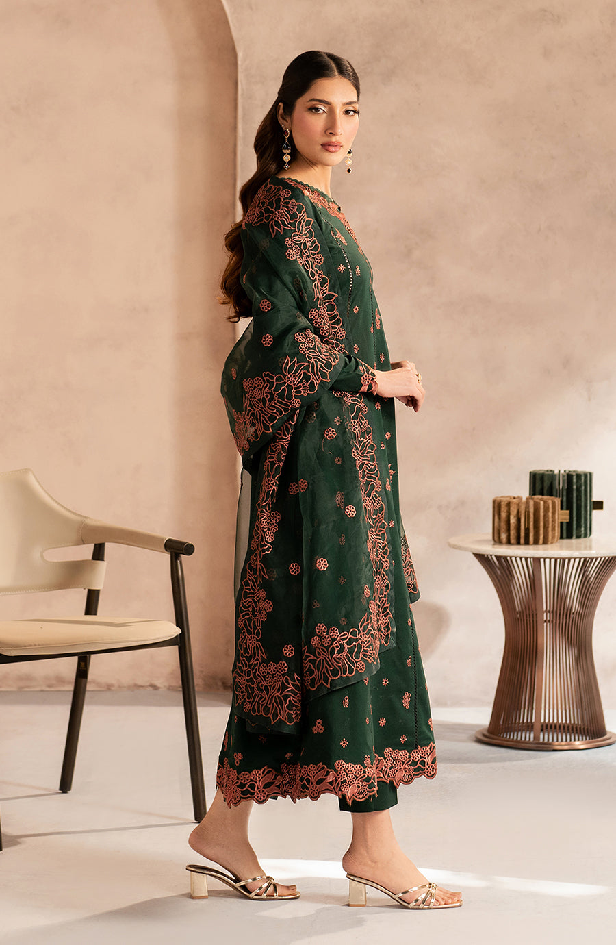 Zarif | Summer Lawn 25 | UNST-LWN-04 SIRAAN -  Zarif Ladies Clothes - Original Designer Dress - House of Maryam