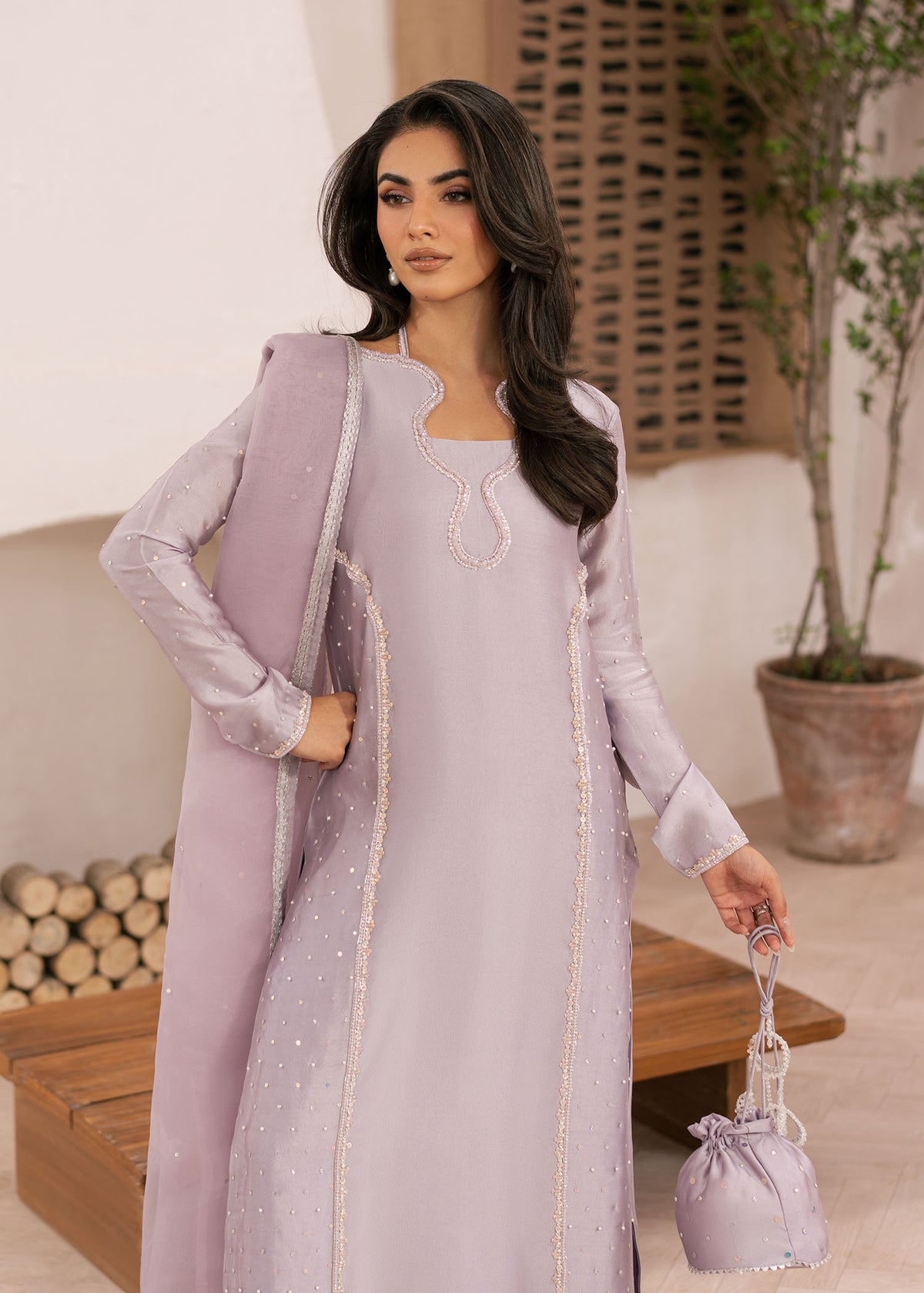 Dastoor | Rania Luxury Pret 25 | Aster -  Dastoor Ladies Clothes - Original Designer Dress - House of Maryam