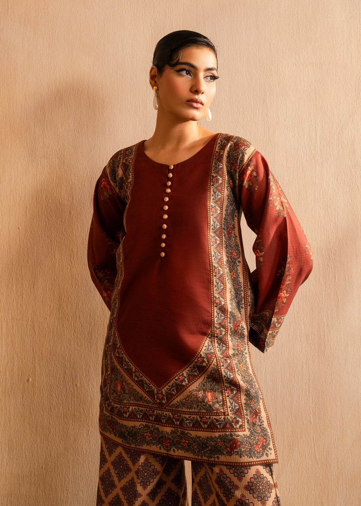 Maria Osama Khan | Retro Lawn 25 | Berra -  Maria Osama Khan Ladies Clothes - Original Designer Dress - House of Maryam