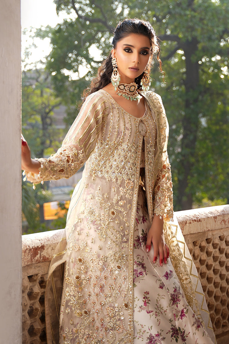 Maryams | Zeenat Luxury Formals | White Orchid - Z-01 -  Maryams Ladies Clothes - Original Designer Dress - House of Maryam