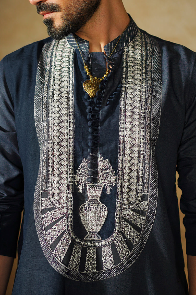 Republic By Omar Farooq | Luxury Rtw | "Ishaan" Kurta Pajama -  Republic by Omar Farooq Luxury RTW - Original Designer Dress - House of Maryam