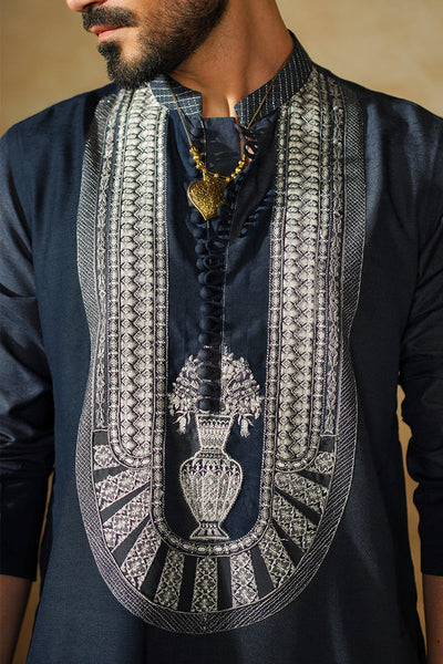 Republic By Omar Farooq | Luxury Rtw | "Ishaan" Kurta Pajama -  Republic by Omar Farooq Luxury RTW - Original Designer Dress - House of Maryam