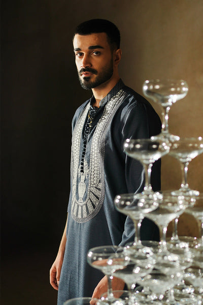 Republic By Omar Farooq | Luxury Rtw | "Ishaan" Kurta Pajama -  Republic by Omar Farooq Luxury RTW - Original Designer Dress - House of Maryam