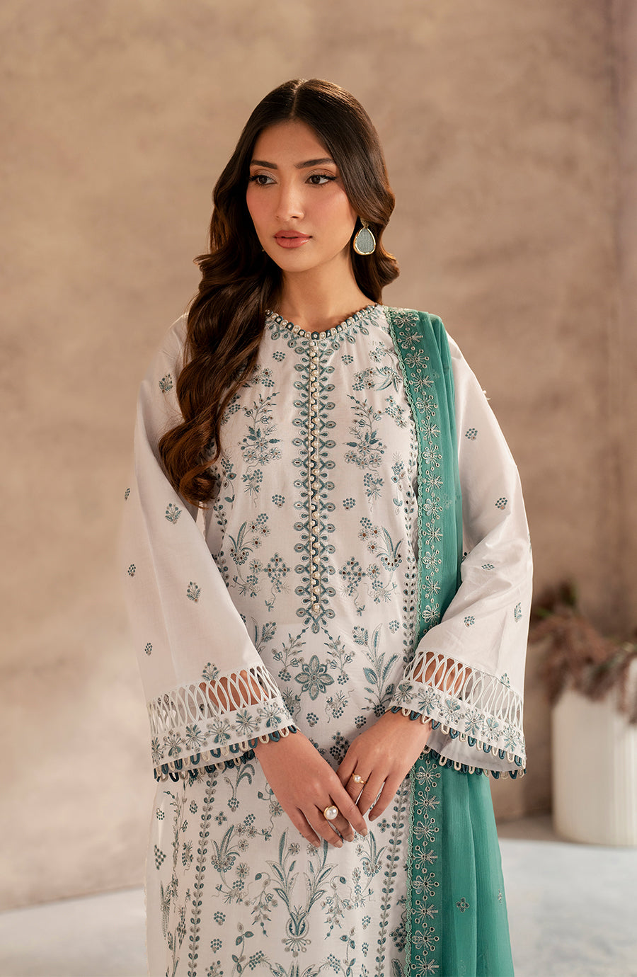 Zarif | Summer Lawn 25 | UNST-LWN-05 SEMIL -  Zarif Ladies Clothes - Original Designer Dress - House of Maryam