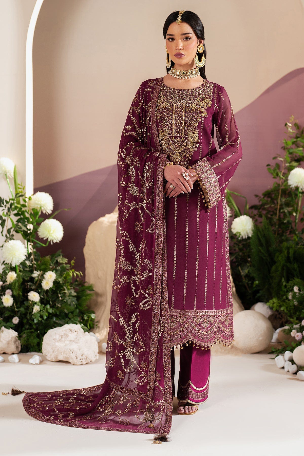 Alizeh | Handcrafted Eid Edit 25 | AF-HM-4034-Dusk -  Alizeh Ladies Clothes - Original Designer Dress - House of Maryam