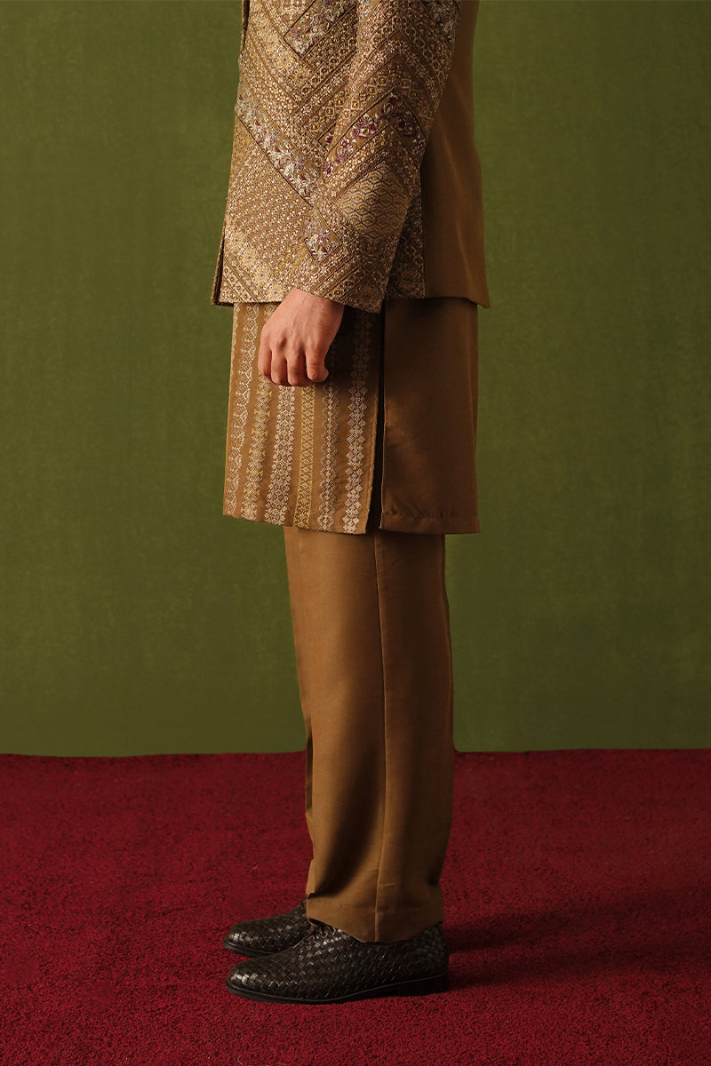 Republic By Omar Farooq | Bandhgala Suit | "Usher" Bandhgala Jacket -  Republic by Omar Farooq Bandhgala Suit - Original Designer Dress - House of Maryam