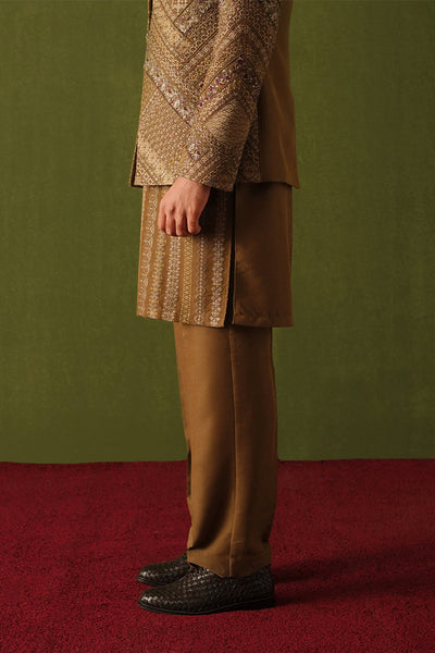 Republic By Omar Farooq | Bandhgala Suit | "Usher" Bandhgala Jacket -  Republic by Omar Farooq Bandhgala Suit - Original Designer Dress - House of Maryam