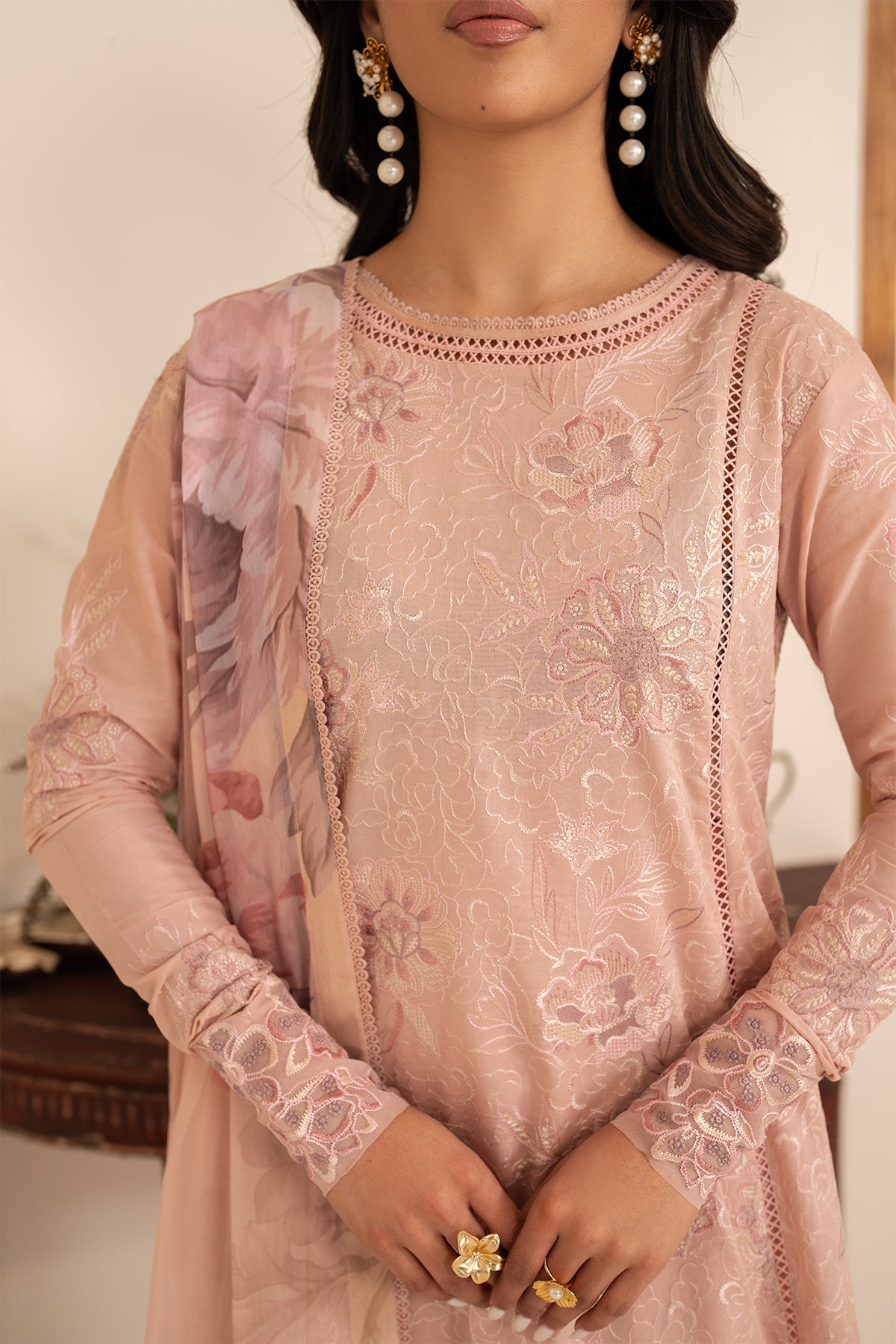 Zarif | Lamhay Luxury Eid Lawn 25 | 10 AREEBAH -  Zarif Ladies Clothes - Original Designer Dress - House of Maryam