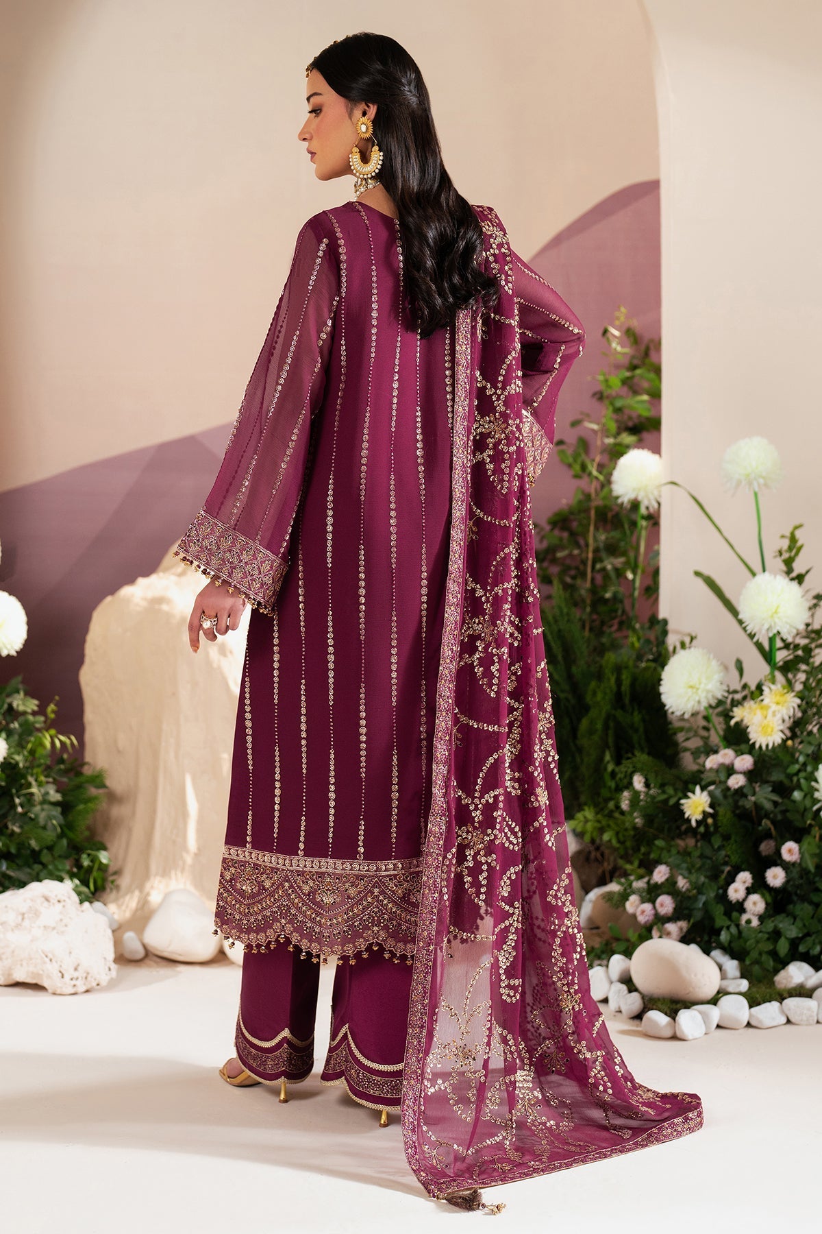 Alizeh | Handcrafted Eid Edit 25 | AF-HM-4034-Dusk -  Alizeh Ladies Clothes - Original Designer Dress - House of Maryam