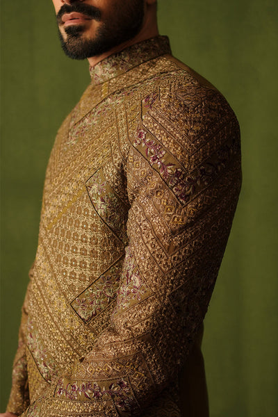 Republic By Omar Farooq | Bandhgala Suit | "Usher" Bandhgala Jacket -  Republic by Omar Farooq Bandhgala Suit - Original Designer Dress - House of Maryam