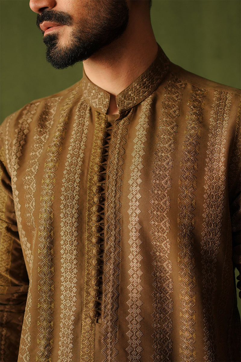 Republic By Omar Farooq | Luxury Rtw | "Usher" Kurta Pajama -  Republic by Omar Farooq Luxury RTW - Original Designer Dress - House of Maryam