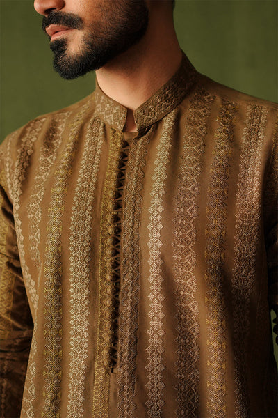 Republic By Omar Farooq | Luxury Rtw | "Usher" Kurta Pajama -  Republic by Omar Farooq Luxury RTW - Original Designer Dress - House of Maryam