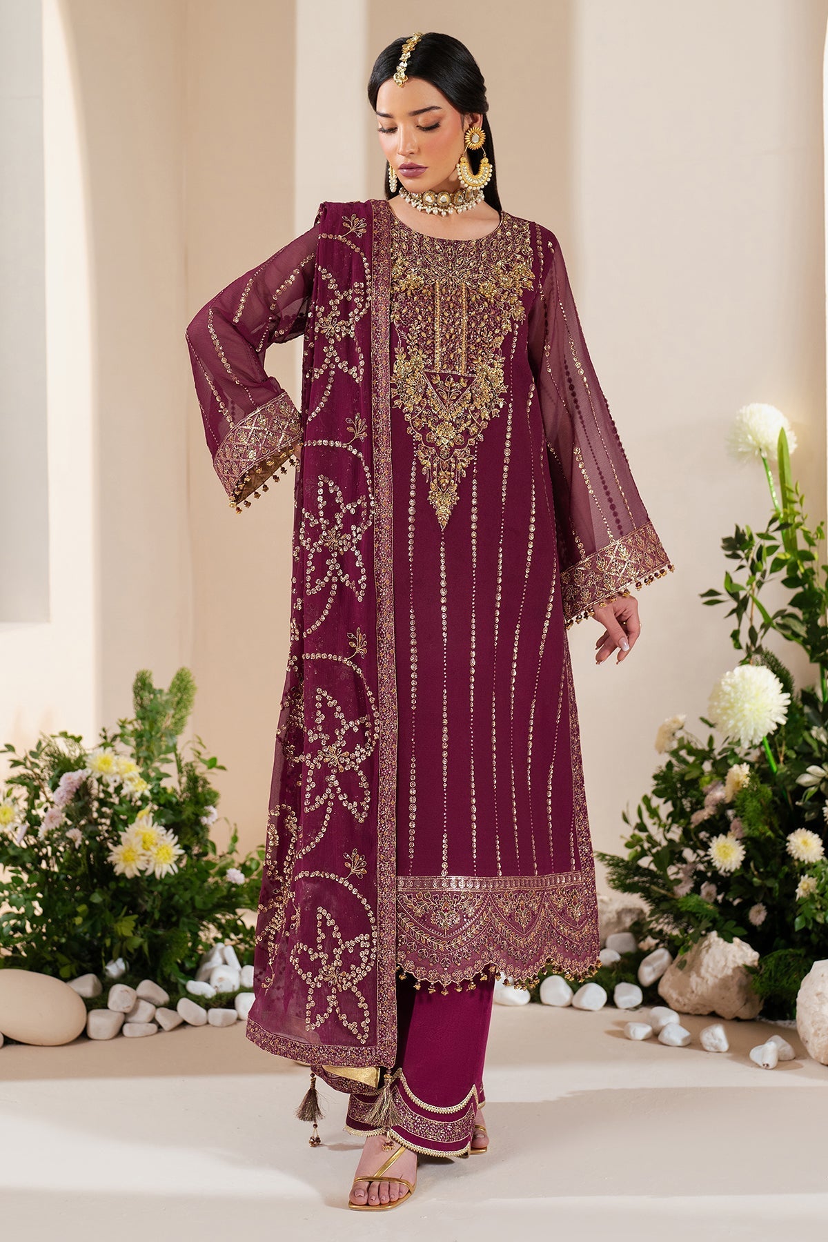 Alizeh | Handcrafted Eid Edit 25 | AF-HM-4034-Dusk -  Alizeh Ladies Clothes - Original Designer Dress - House of Maryam