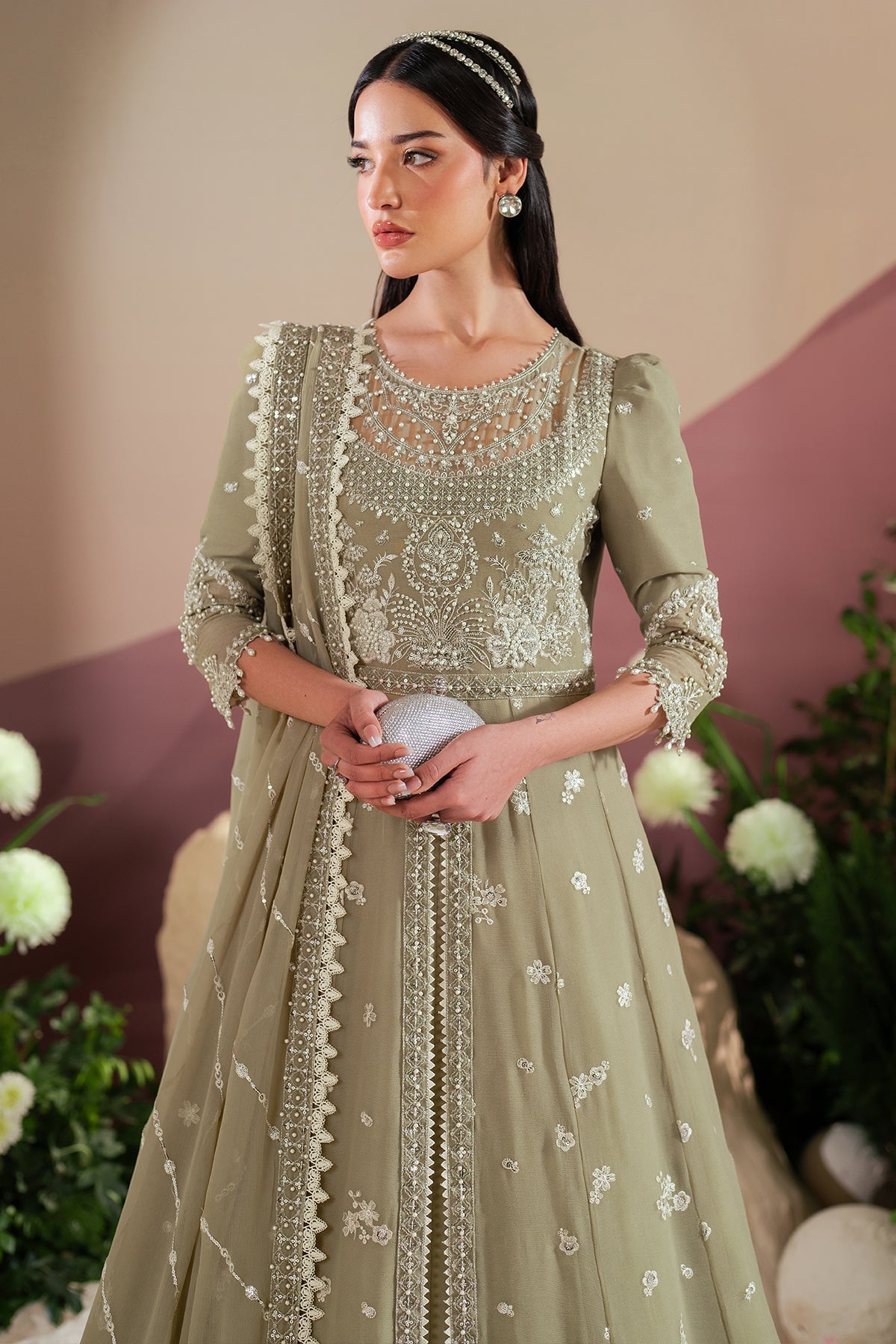 Alizeh | Handcrafted Eid Edit 25 | AF-HM-4040-Tunic -  Alizeh Ladies Clothes - Original Designer Dress - House of Maryam