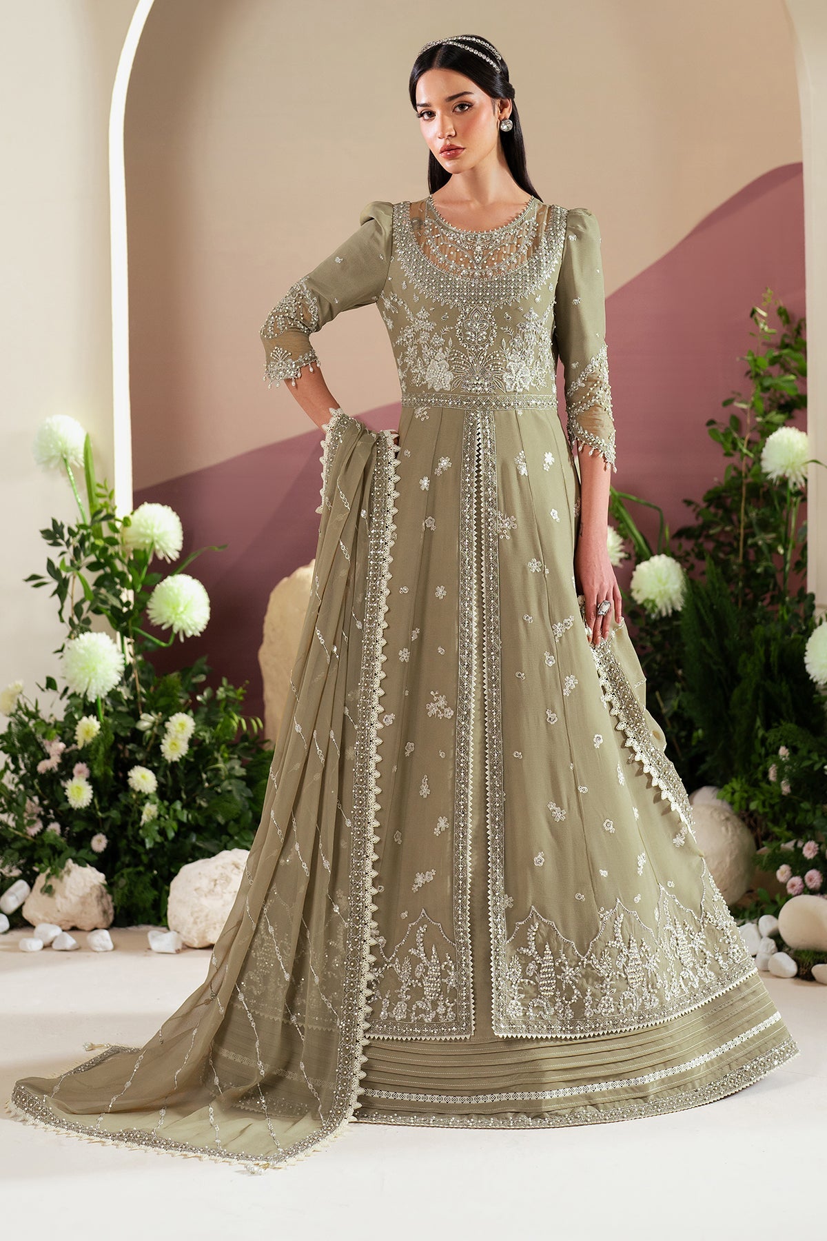 Alizeh | Handcrafted Eid Edit 25 | AF-HM-4040-Tunic -  Alizeh Ladies Clothes - Original Designer Dress - House of Maryam
