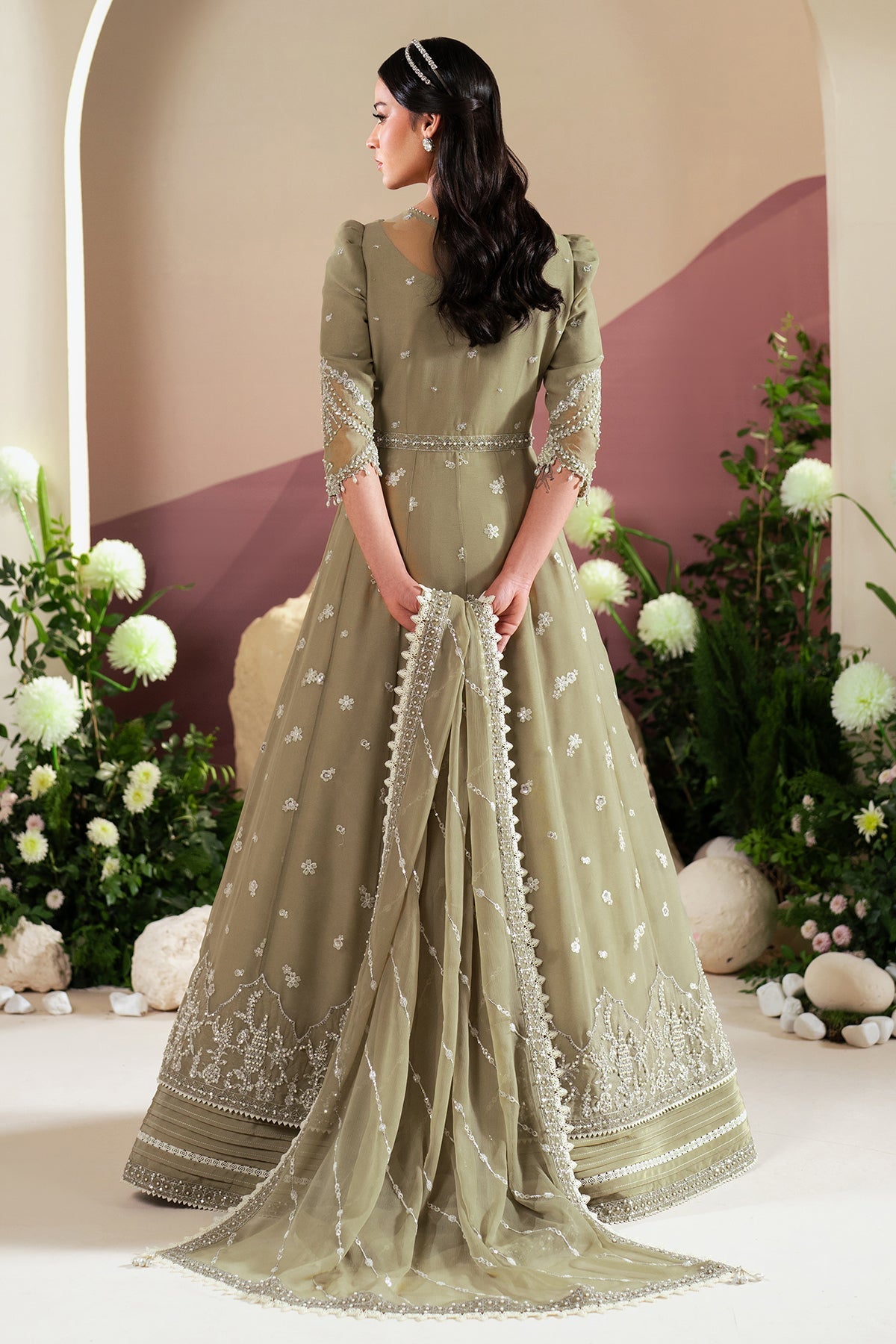 Alizeh | Handcrafted Eid Edit 25 | AF-HM-4040-Tunic -  Alizeh Ladies Clothes - Original Designer Dress - House of Maryam